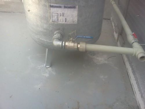 Filtru pentru aer comprimat - detaliu intrare aer